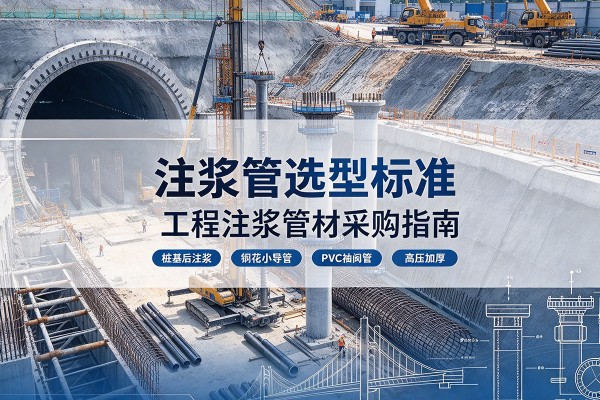 柳州注浆管选型标准