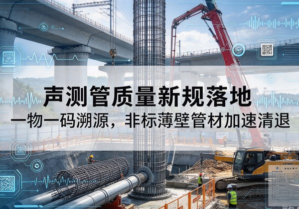 柳州声测管质量新规落地，一物一码溯源，非标薄壁管材加速清退