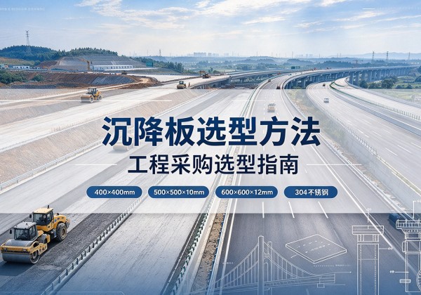 柳州沉降板选择方法